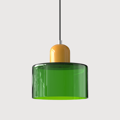 LumièreCristal - Lampadario in vetro colorato