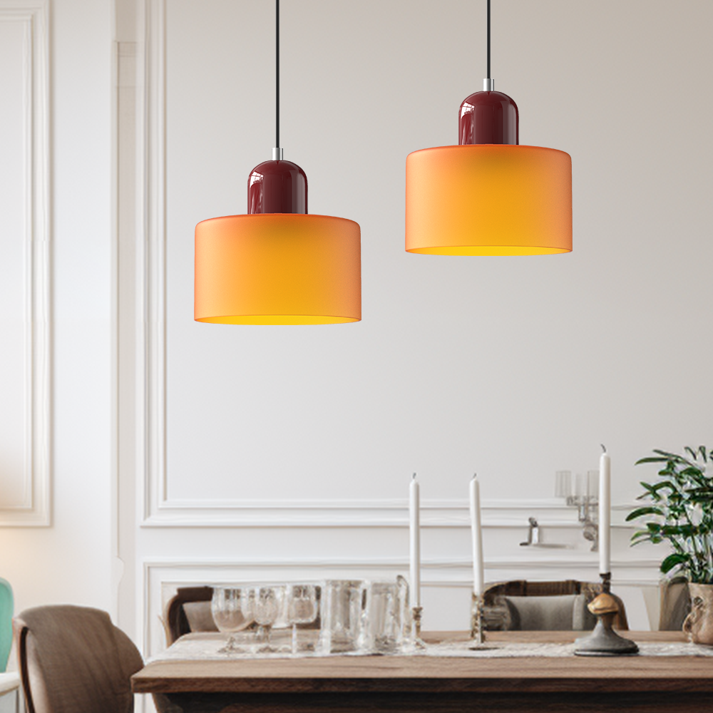 LumièreCristal - Lampadario in vetro colorato