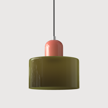 LumièreCristal - Lampadario in vetro colorato