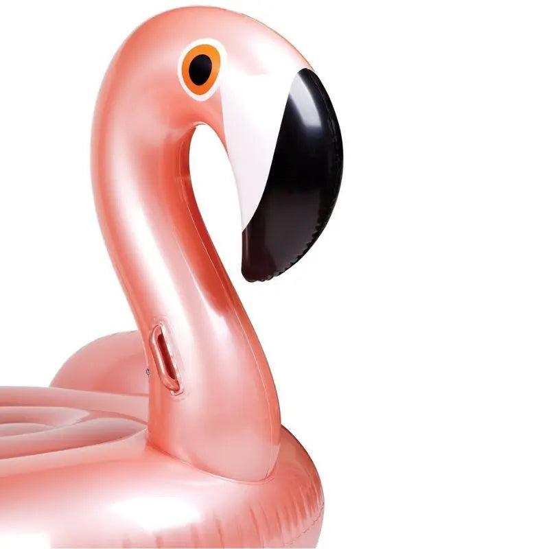 Oriviva - Flamingo Gonfiabile Oro XXL 150 × 90 cm
