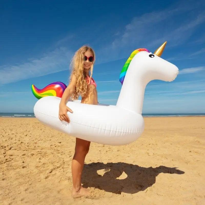 Solivie - Anello da nuoto unicorno piccolo