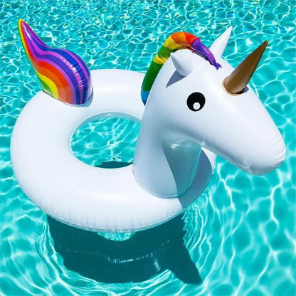 Solivie - Anello da nuoto unicorno piccolo