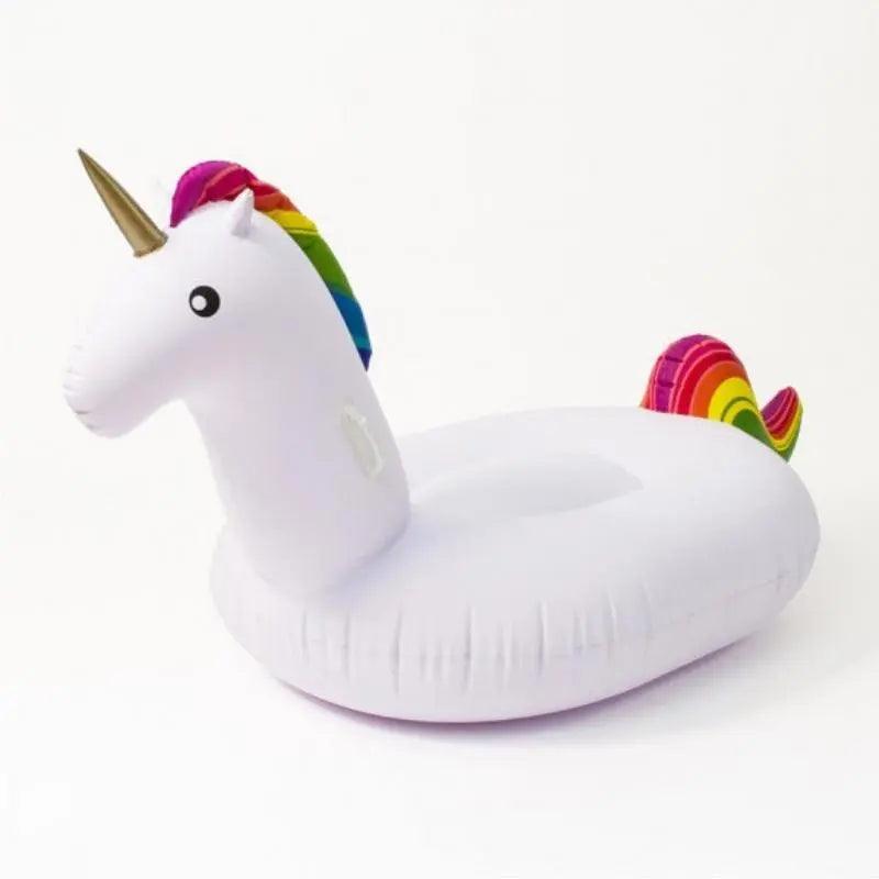 Aquarella - XXL Anello Gonfiabile a Forma di Unicorno 200 x 90 x 110 cm