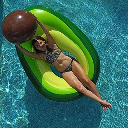Floacado - Isola da bagno in avocado XXL – 160 × 125 cm con nucleo trasformato in palla