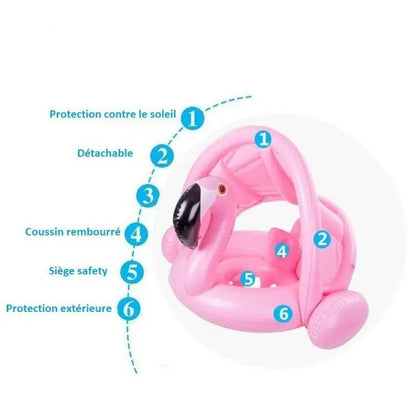Aqualumi - Anello per Bambini a Forma di Fenicottero