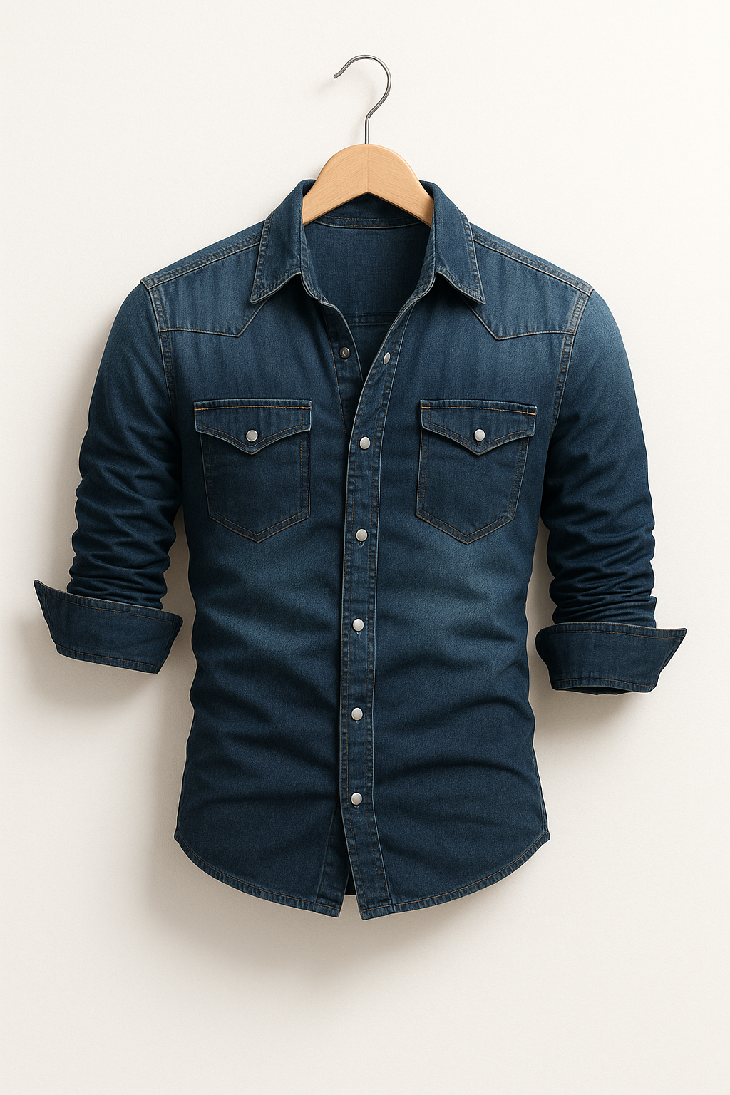 Vianor - Camicia in jeans casual per uomini