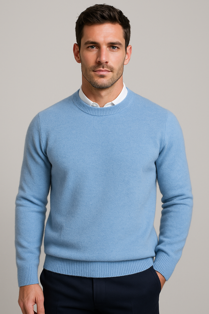Florent - Maglione Classico ed Elegante di Alta Qualità in Morbido Cotone per Uomini
