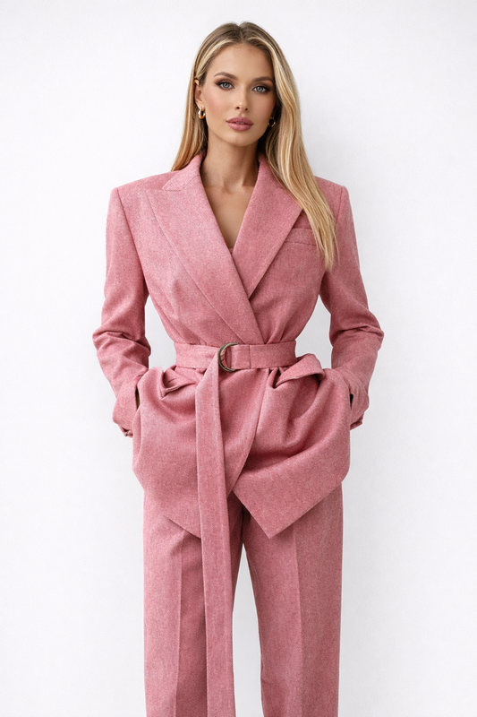 completo donna elegante blazer pantaloni