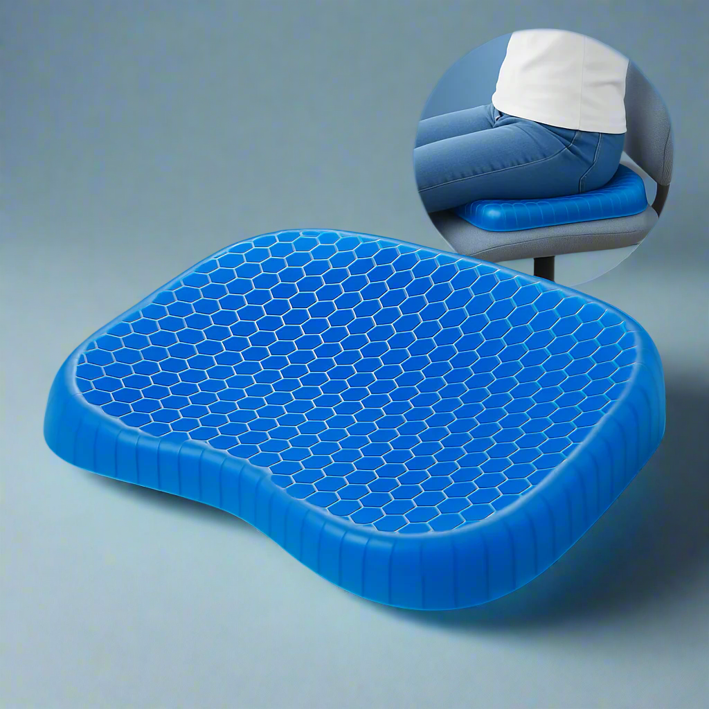 RelaxDos - Cuscino in Gel Ortodontico per il Coccige e la Schiena