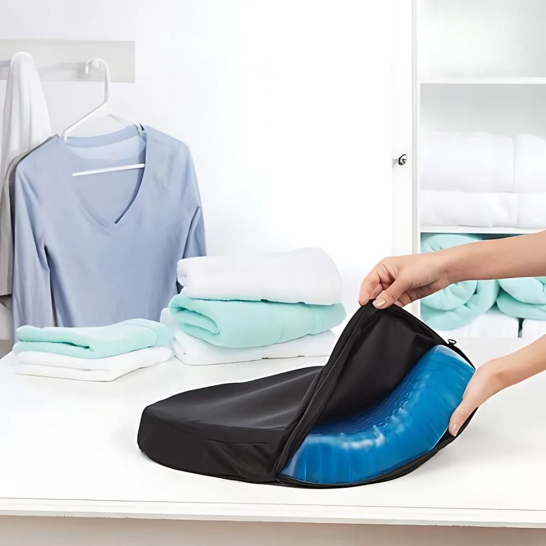 RelaxDos - Cuscino in Gel Ortodontico per il Coccige e la Schiena