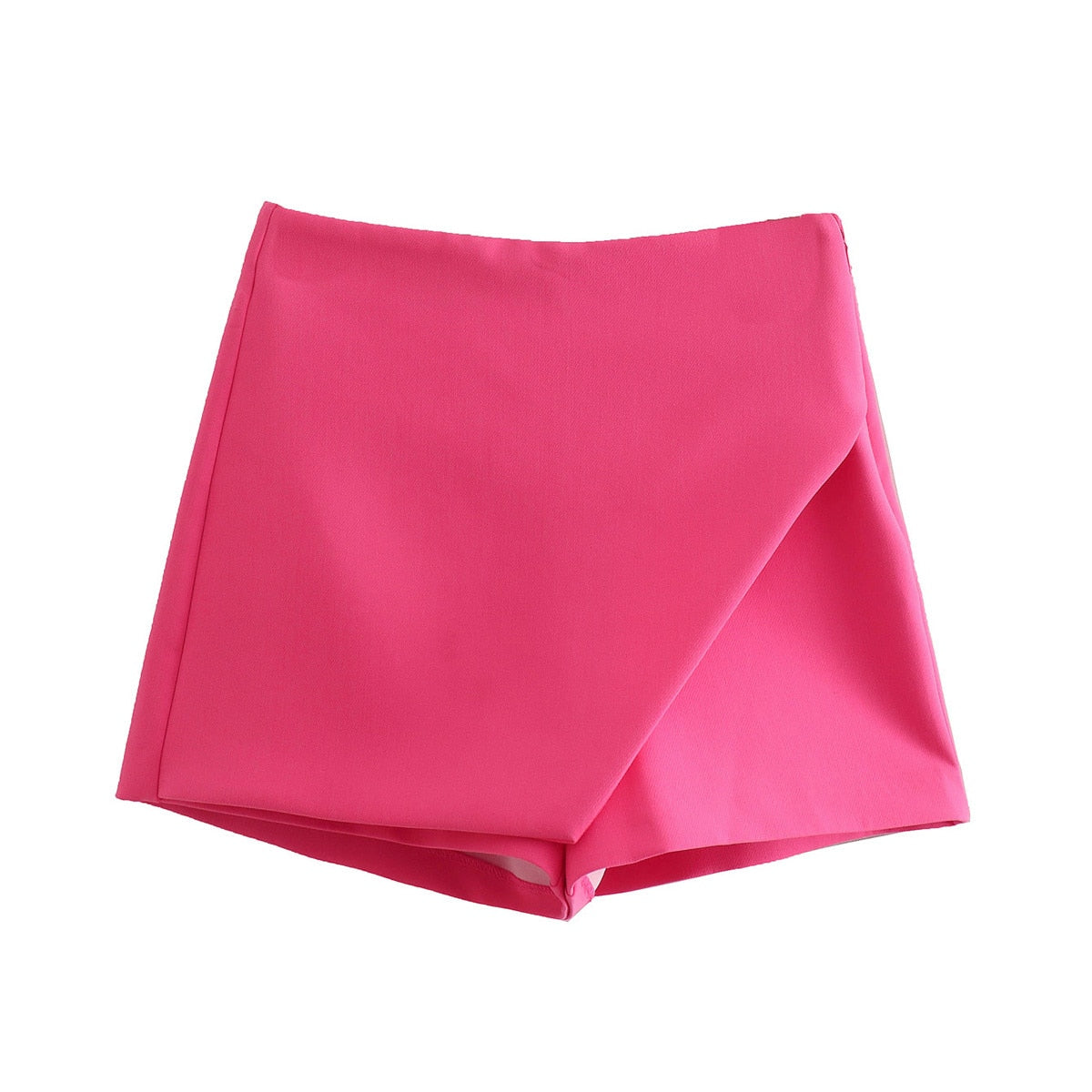 Gonna-Shorts Elegante per Donne – Pantaloni a Vita Alta con Design a Gonna