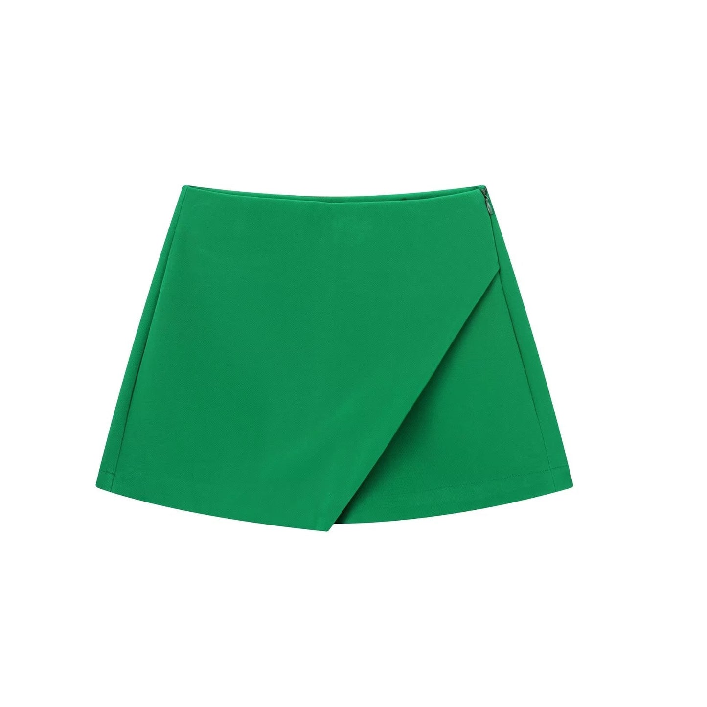 Gonna-Shorts Elegante per Donne – Pantaloni a Vita Alta con Design a Gonna