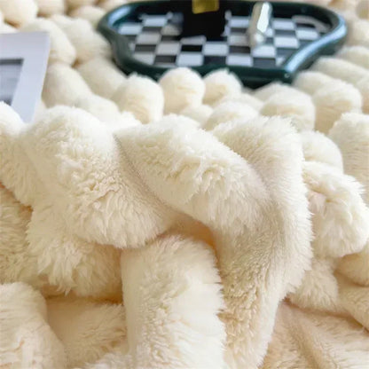 CozyCouture Maxi-Coperta in Pile per un Comfort Lussuoso e un Calore Estremo per il Letto o il Divano