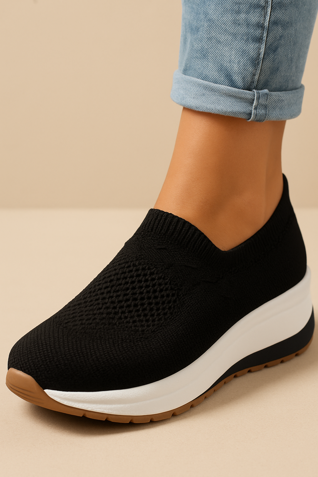 Maëvora - Scarpe Slip-On Ortopediche e Traspiranti per un Comfort Ottimale durante Lunghe Passeggiate e Gite in Città