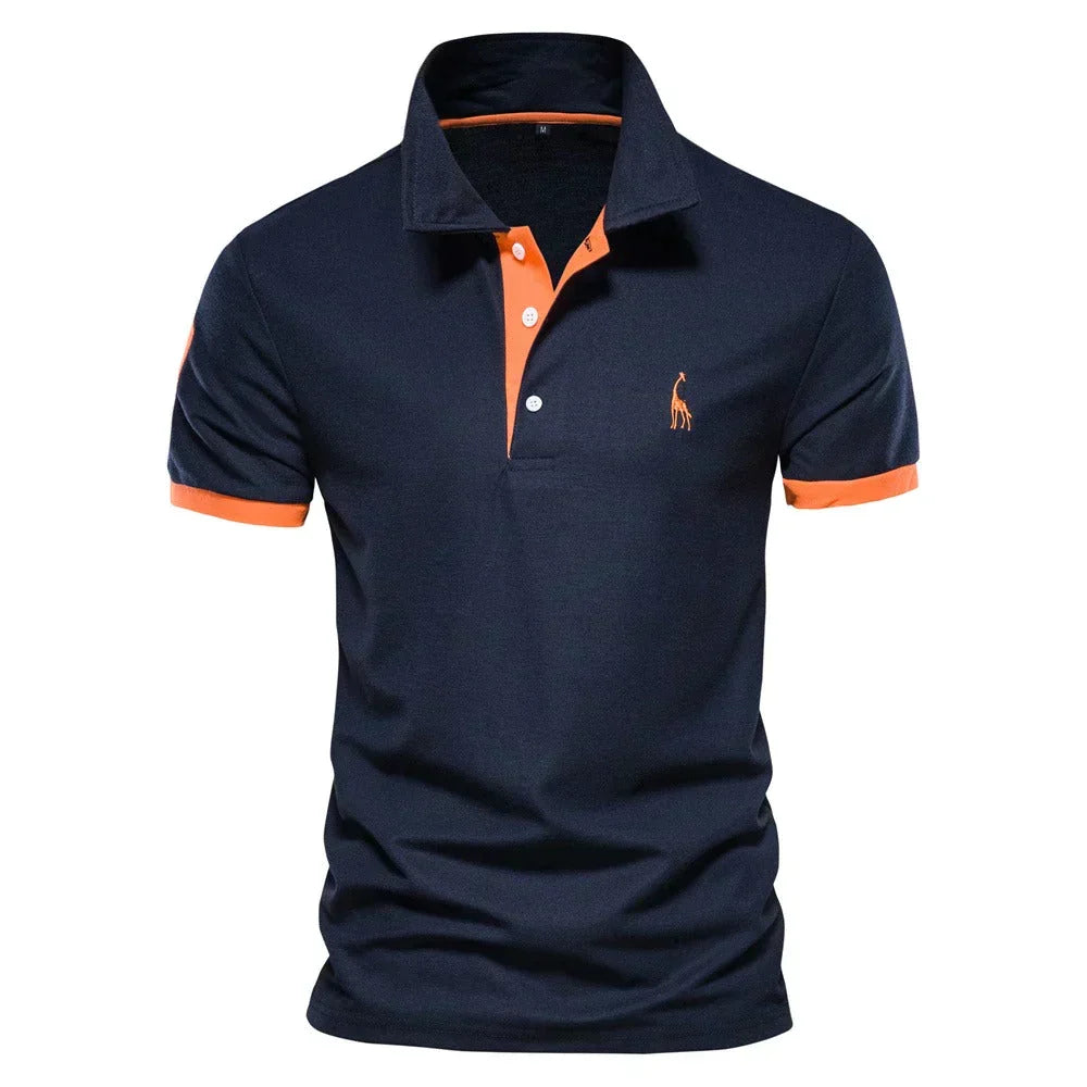 Liravie - Polo sportivo per uomini con maniche corte