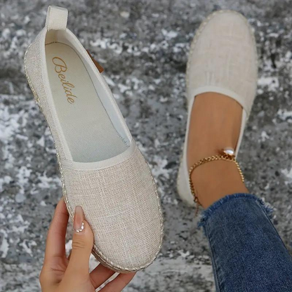 Leggeri Slipper Espadrille per Donna – Scarpe in Canvas Comode dallo Stile Casual