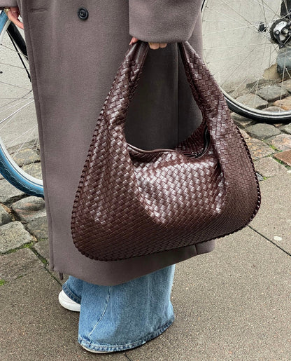 Maristelle - La borsa da shopping intrecciata indispensabile – Borsa a tracolla per donne