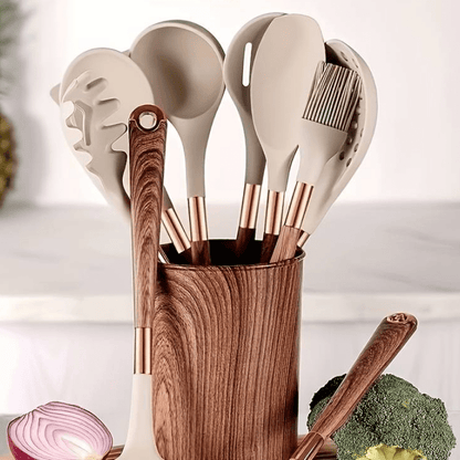 Auralis - Set da Cucina in Silicone di Lusso – 10 Pezzi