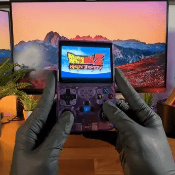PixelRétro - Console di gioco retro portatile con schermo HD e ricarica USB