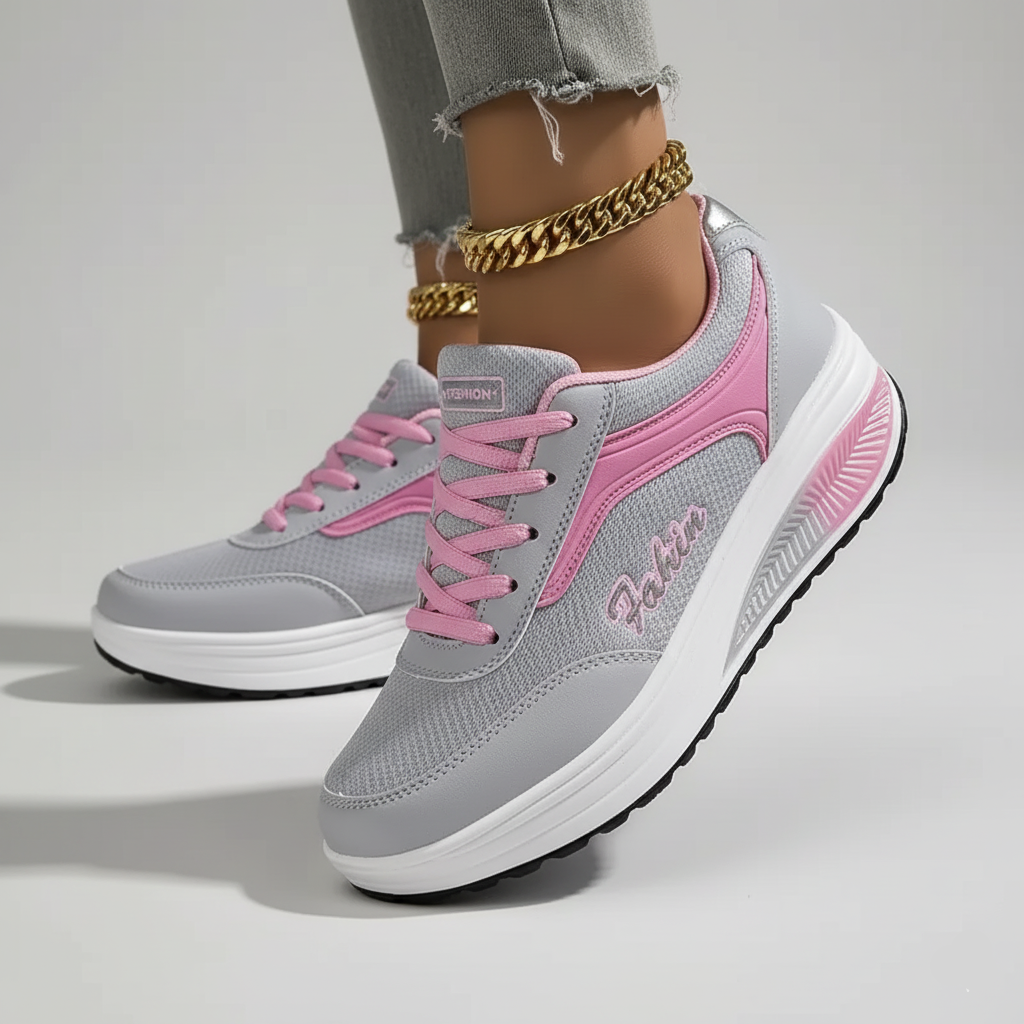 Alzéline - Sneakers Comode con Ammortizzazione, Tessuto Traspirante e Supporto Ortopedico per una Camminata Senza Dolore e Passeggiate in Città