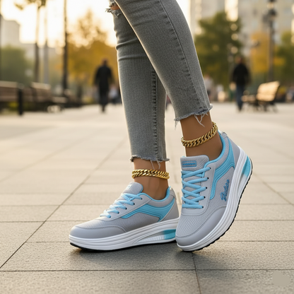Alzéline - Sneakers Comode con Ammortizzazione, Tessuto Traspirante e Supporto Ortopedico per una Camminata Senza Dolore e Passeggiate in Città