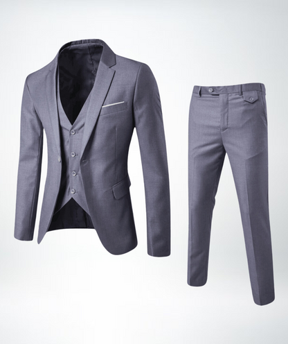 Elegante completo 3 pezzi Slim Fit – Completo da uomo elegante per affari e matrimoni