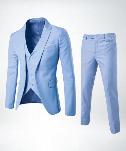 Elegante completo 3 pezzi Slim Fit – Completo da uomo elegante per affari e matrimoni