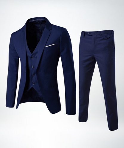 Elegante completo 3 pezzi Slim Fit – Completo da uomo elegante per affari e matrimoni