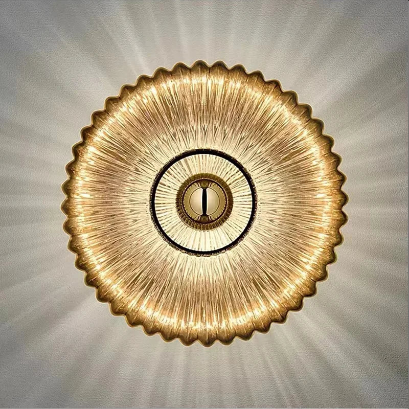 Rétrolume - Applique retro in vetro LED moderno