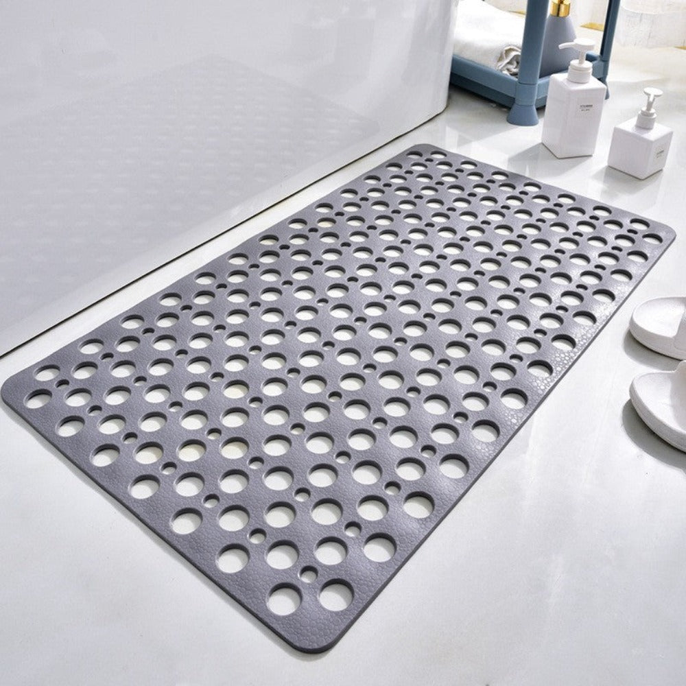 Luxbain - Tappetino da doccia antiscivolo di lusso – Tappetino da bagno igienico e resistente alla muffa con forti ventose e sistema di drenaggio rapido