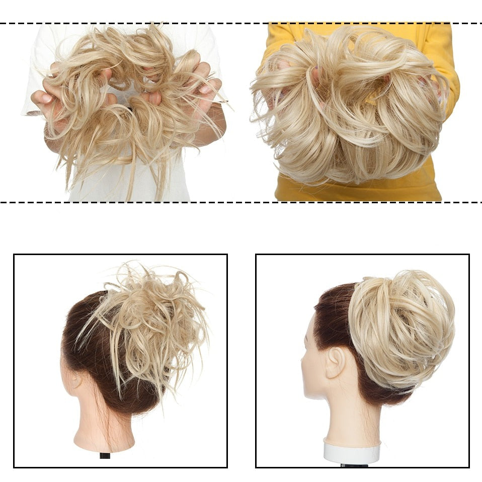 FlouBelle - Elastico per capelli per una coda di cavallo casual