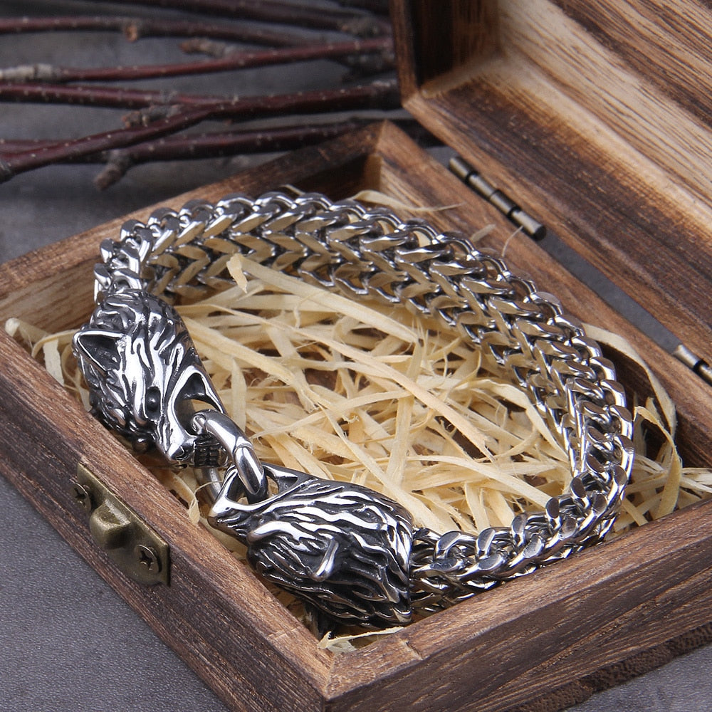 Thoryn - Bracciale Vichingo Fenrir – (mitologia nordica)