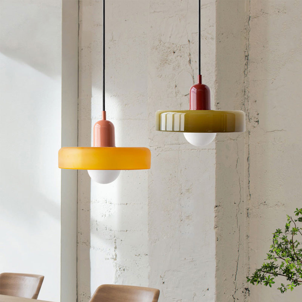 lampada a sospensione Bauhaus in vetro