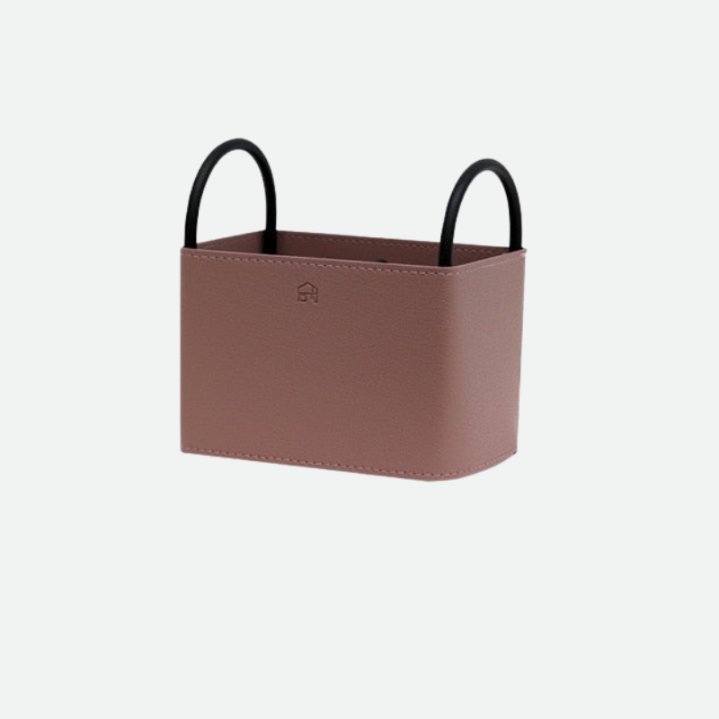 LinéaCuir - Cesto di Stoccaggio in Pelle Elegante