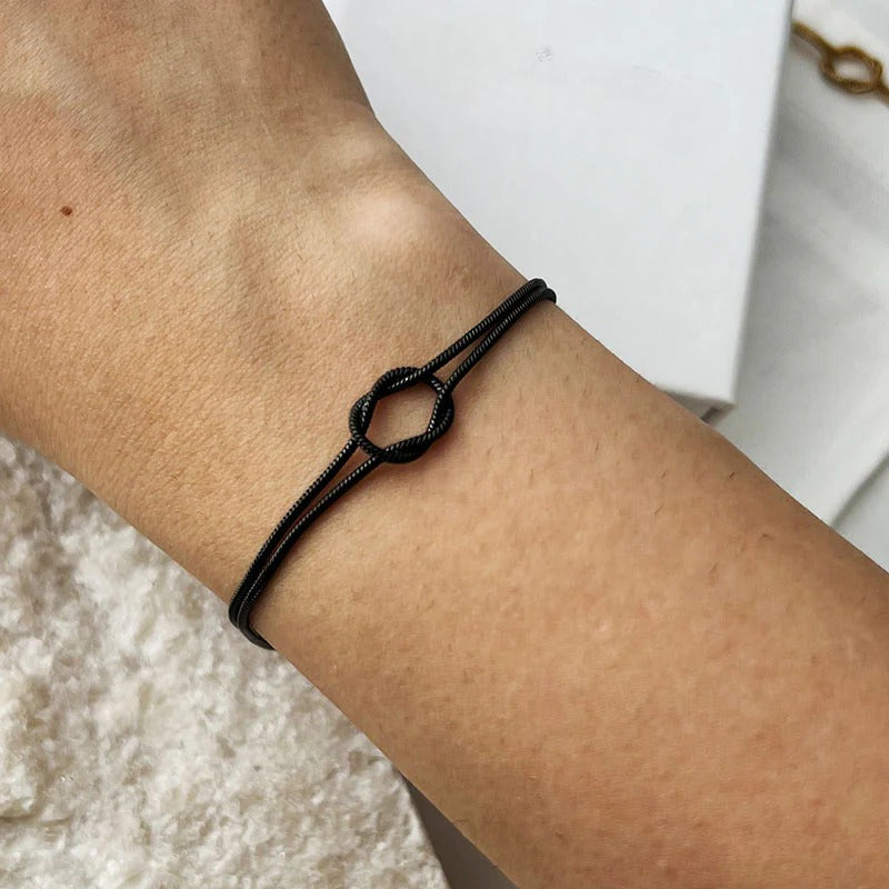 Vahla - Bracciale Minimalista con Nodo