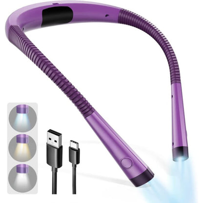 Lumosia - Lampada da lettura LED regolabile | Luminosità regolabile e batteria ricaricabile