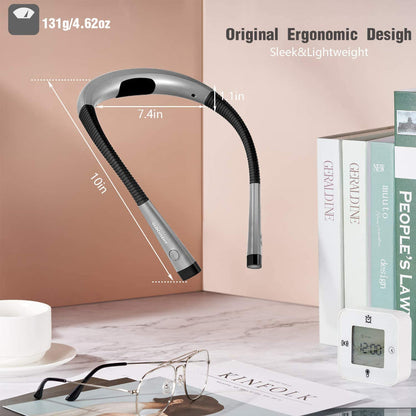 Lumosia - Lampada da lettura LED regolabile | Luminosità regolabile e batteria ricaricabile