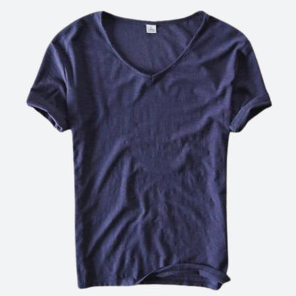 T-Shirt Donna Casual con Scollatura a V – Maglietta Estiva Leggera con Vestibilità Ampia