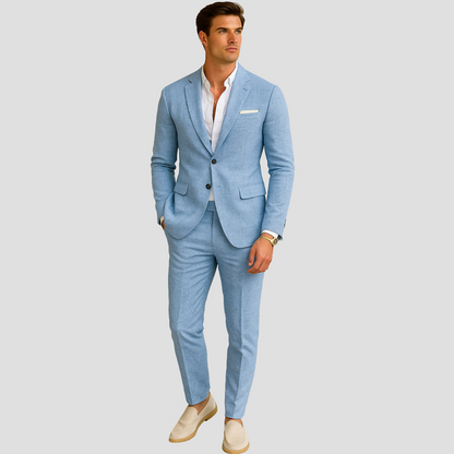 Fayden - Completo da Sposa Slim Fit Beige per Uomo – Primavera