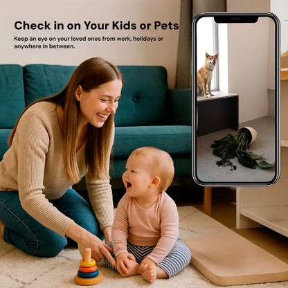 Guardix - Telecamera di sorveglianza wireless per la nanny con audio