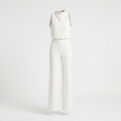 Elegante Jumpsuit per Donne – Senza Maniche & Snellente in Design Fluido