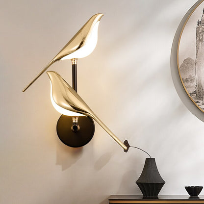 Aviora - Lampada da Parete Moderna a Forma di Uccelli
