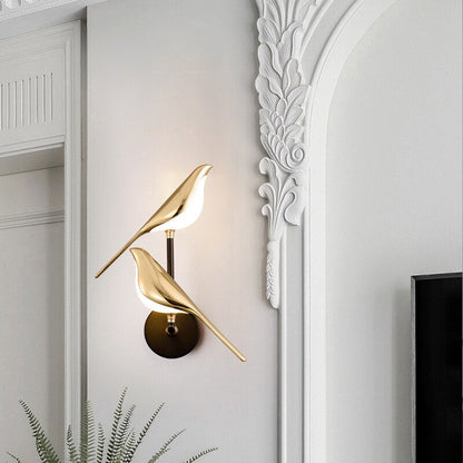 Aviora - Lampada da Parete Moderna a Forma di Uccelli