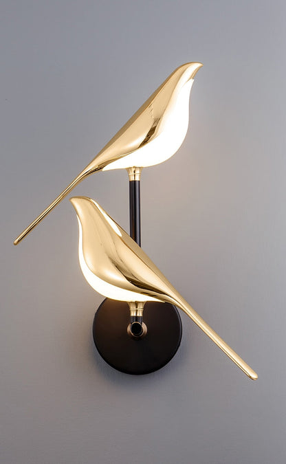 Aviora - Lampada da Parete Moderna a Forma di Uccelli