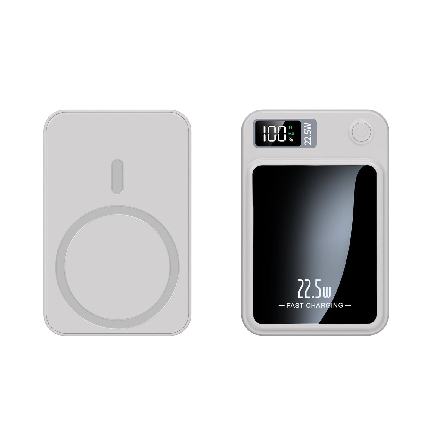 Powerbank magnetica con ricarica rapida da 22,5W – Batteria da 10.000mAh con display LED per iPhone e Android