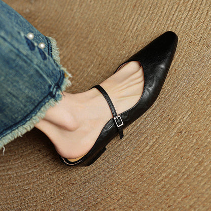 Eleganti Ballerine Slingback con punta affusolata – Scarpe comode per donne nella vita quotidiana e in ufficio