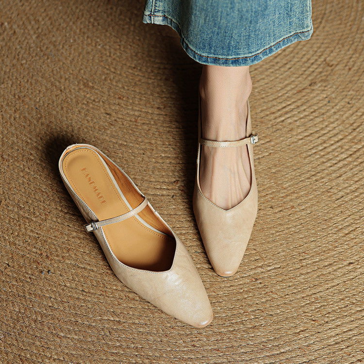 Eleganti Ballerine Slingback con punta affusolata – Scarpe comode per donne nella vita quotidiana e in ufficio