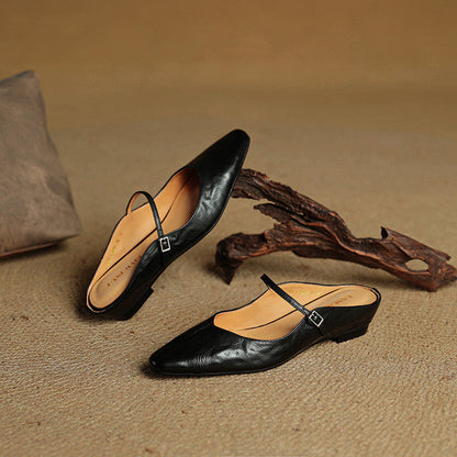 Eleganti Ballerine Slingback con punta affusolata – Scarpe comode per donne nella vita quotidiana e in ufficio