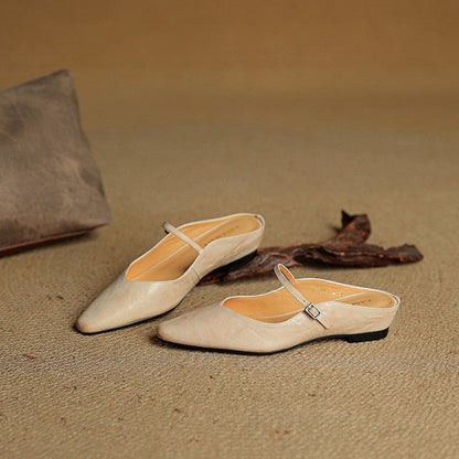 Eleganti Ballerine Slingback con punta affusolata – Scarpe comode per donne nella vita quotidiana e in ufficio