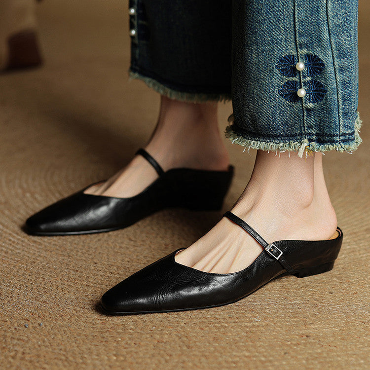 Eleganti Ballerine Slingback con punta affusolata – Scarpe comode per donne nella vita quotidiana e in ufficio